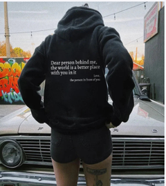 "Women's Plush Hoodie with Kangaroo Pocket and Print"