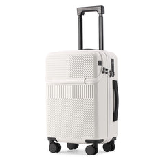 20-Inch Multifunctional Travel Suitcase with Cup Holder
