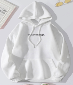 "Women's Plush Hoodie with Kangaroo Pocket and Print"