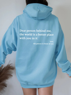 "Women's Plush Hoodie with Kangaroo Pocket and Print"