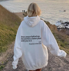 "Women's Plush Hoodie with Kangaroo Pocket and Print"