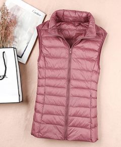 Stylish Women's Puffer Vest - Lightweight & Chic (One Piece)