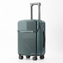 20-Inch Multifunctional Travel Suitcase with Cup Holder