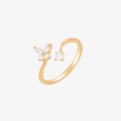 Butterfly cubic ring